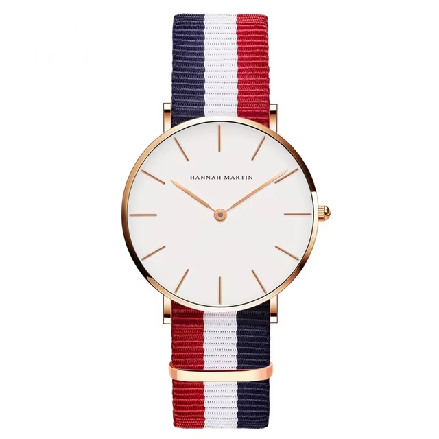 Hvidt dameur m. læderrem (Kopier)