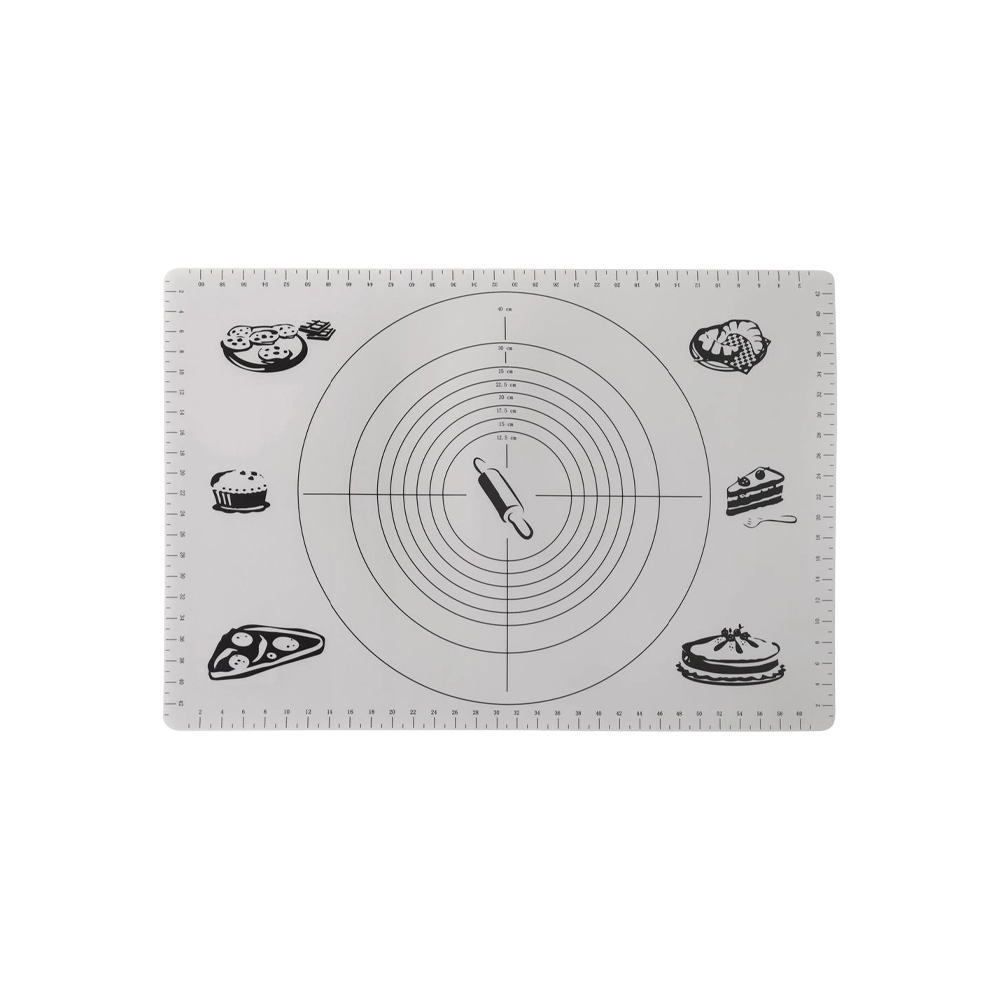 Bagemåtte 65x45 cm med målangivelser