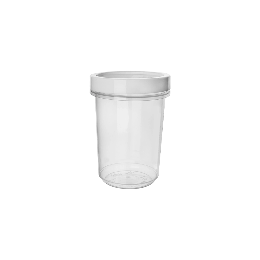 Madbeholder med skruelåg